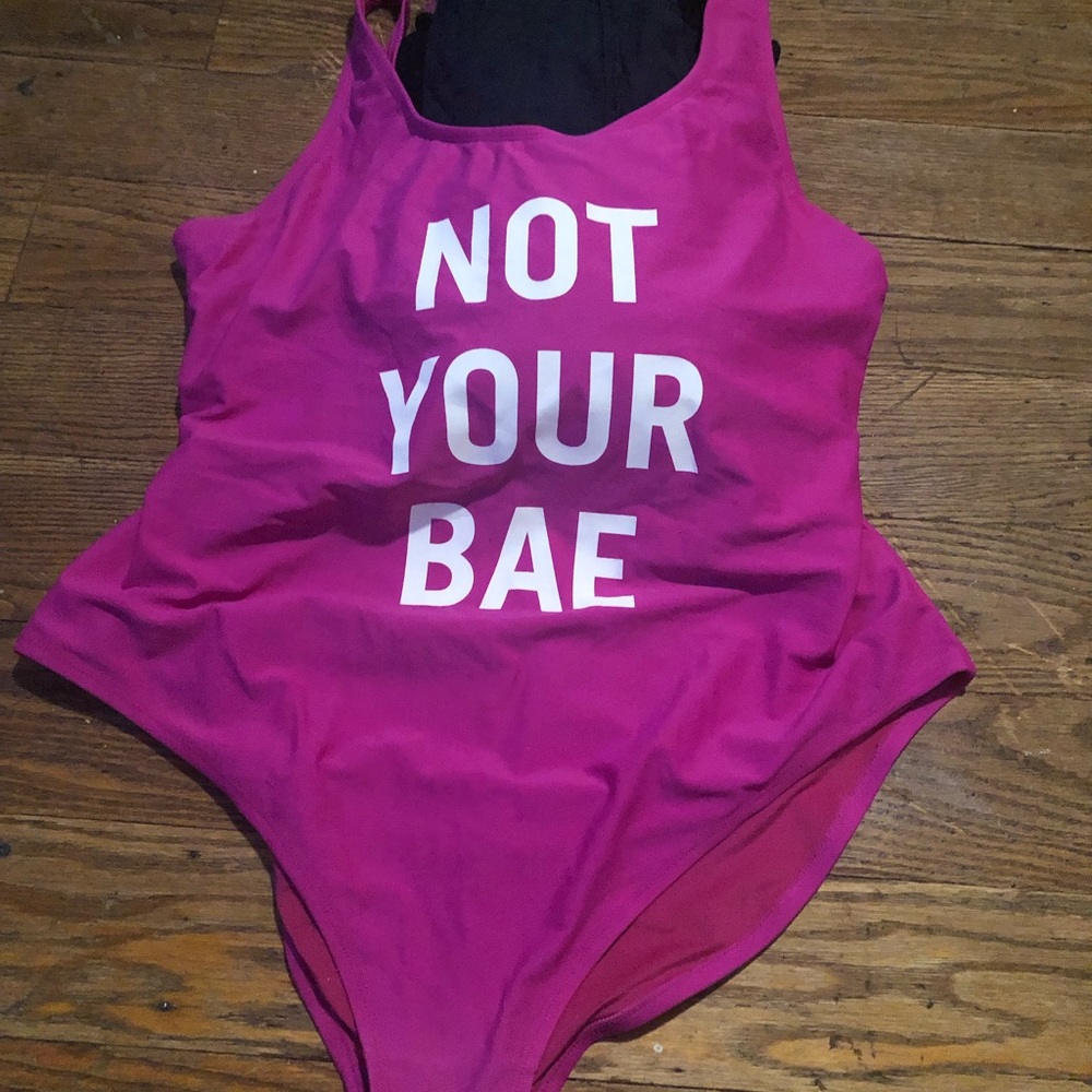 Ho pink bathing suit